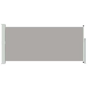 vidaXL Toldo lateral retr&aacute;til 140x314 cm cinzento