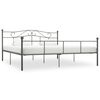 vidaXL Estrutura de cama 180x200 cm metal cinzento