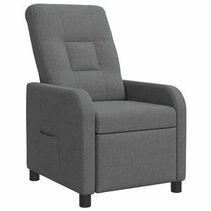 vidaXL Reclin&aacute;vel Cinzento-Escuro Tecido