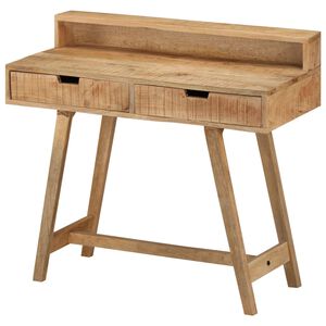 vidaXL Secret&aacute;ria 100x45x90 cm madeira de mangueira &aacute;spera maci&ccedil;a