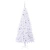 vidaXL &Aacute;rvore de Natal Artificial com 300 LEDs Branco 180 cm PVC e A&ccedil;o