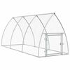 vidaXL Galinheiro 300x105x120 cm a&ccedil;o galvanizado prateado