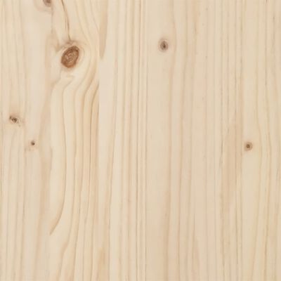 vidaXL Apoio de pés p/ jardim 62x63,5x53,5 cm madeira de pinho maciça