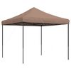 vidaXL Tenda de Festa Castanho 292 x 292 x 315 cm Tecido Oxford