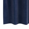 vidaXL Cortinas opacas 2 pcs Azul Escuro 140 x 260 cm Veludo