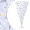 vidaXL &Aacute;rvore de Natal Artificial com 300 LEDs Branco 180 cm PVC e A&ccedil;o