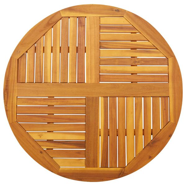 vidaXL Tampo de mesa redondo Ø90x2,2 cm madeira de acácia maciça