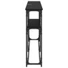 vidaXL MesadeConsola Carvalho Preto 146 x 22,5 x 75 cm