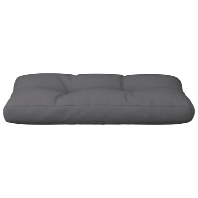 vidaXL Almofadão para sofá de paletes 70x40x12 cm tecido antracite