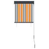 vidaXL Estore de rolo para exterior 60x250 cm amarelo e azul