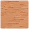 vidaXL Tampo de mesa quadrado 90x90x1,5 cm madeira de faia maci&ccedil;a