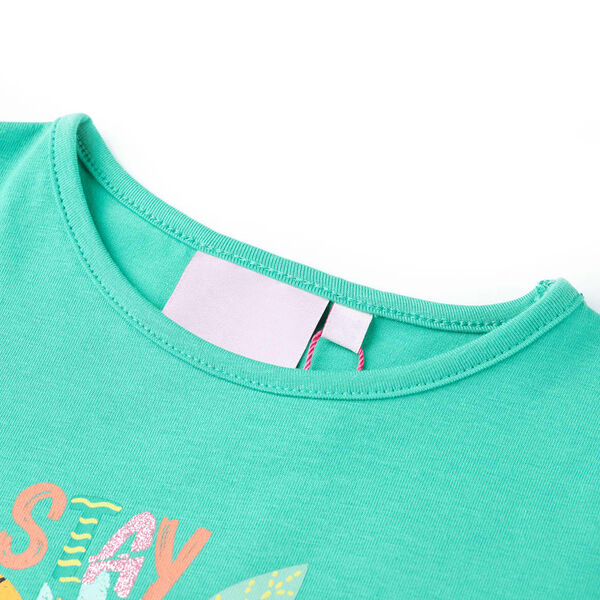 T-shirt infantil menta 92