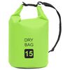 vidaXL Bolsa imperme&aacute;vel 15 L PVC verde