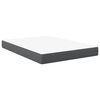 vidaXL Colch&atilde;o de Cama com colch&atilde;o Cinzeto 140 x 200 cm tecido