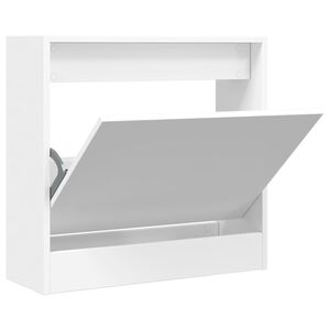 vidaXL Sapateira 60x21x57 cm derivados de madeira branco