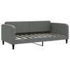 vidaXL Sof&aacute;-cama 90x190 cm tecido cinzento-escuro