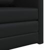 vidaXL Sof&aacute;-Cama 60cm Preto Couro Artificial