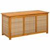 vidaXL Caixa de Armazenamento para Jardim 185 L 113 x 50 x 56 cm Bege