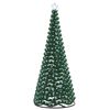 vidaXL &Aacute;rvore de Natal de ouropel com LED e base EKENAS 250 cm 370 LED