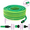 vidaXL Mangueira de Jardim 5 Camadas Verde e Amarelo 1 / 2'' 10 m PVC