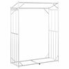 vidaXL Rack de lenha com tampa de chuva 150x60x200 cm a&ccedil;o galvanizado