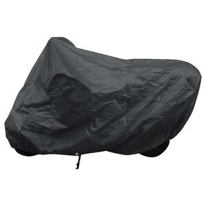 vidaXL Capa de motocicleta em poli&eacute;ster preto
