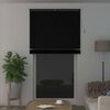 vidaXL Cortina Veneziana Manual Ajust&aacute;vel Preto 213 x 120 cm PVC