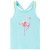 vidaXL T-shirt de al&ccedil;as para crian&ccedil;a menta-claro 116