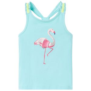 vidaXL T-shirt de al&ccedil;as para crian&ccedil;a menta-claro 116
