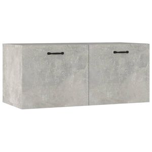 vidaXL Arm&aacute;rio parede 80x36,5x35 cm derivados madeira cinzento sonoma