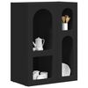 vidaXL Buffet Preto 59 x 35 x 80.5 cm Madeira processada