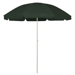 vidaXL Guarda-sol de praia 240 cm verde