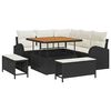 vidaXL Conjunto de Sof&aacute; de Jardim 8 unid. 7-N&uacute;mero de lugares