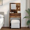 vidaXL Mesas de Maquiagem para Quarto com gaveta Madeira Antiga
