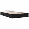 vidaXL Ottoman Bed Frame Sem Colch&atilde;o Preto 120x190 cm Veludo