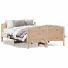 vidaXL Cama sem colch&atilde;o 120x200 cm madeira de pinho maci&ccedil;a