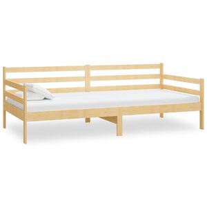 vidaXL Sof&aacute;-cama pinho maci&ccedil;o 90x200 cm