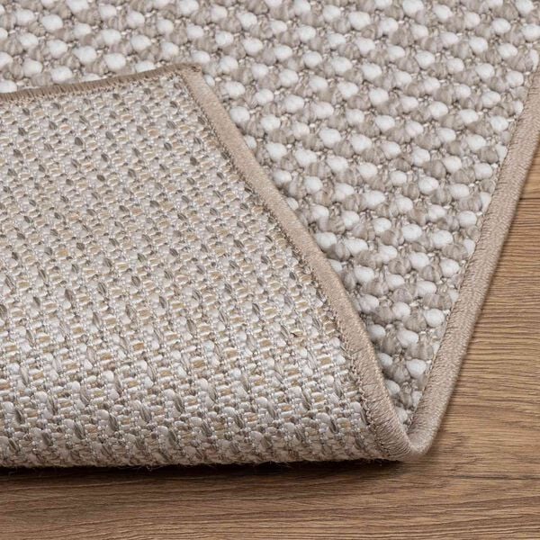 vidaXL Tapetes de &aacute;rea Retangular Creme e Taupe 280 x 200 cm