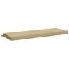 vidaXL Almofada de Banco SOEST 100% Poli&eacute;ster Bege 150 x 50 x 8 cm