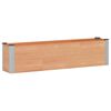 vidaXL Canteiro de jardim elevado Castanho 150 x 30 x 36 cm