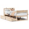 vidaXL Cama sem colch&atilde;o 90x200 cm madeira de pinho maci&ccedil;a