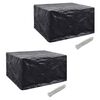 vidaXL Conjunto capas p/ mobili&aacute;rio jardim 2 pcs 8 ilh&oacute;s 172x113 cm