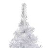 vidaXL &Aacute;rvore Natal artificial pr&eacute;-iluminada c/bola 210cm PET prateado