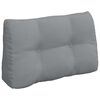 vidaXL Travesseiro para Costas Cinzento-claro 80 x 24 x 50 cm tecido