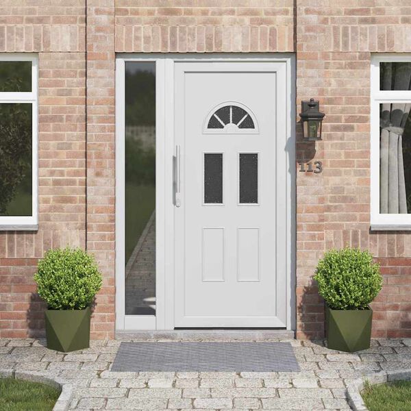 vidaXL Floreira 2 pcs Verde Oliva 30 x 30 x 30 cm A&ccedil;o