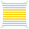 vidaXL Vela de sombra solar Amarelo e Branco 2 x 2 m