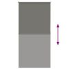 vidaXL Persiana de enrolar 70x130 cm largura tecido 65,7 cm poli&eacute;ster