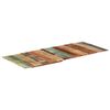 vidaXL Tampo mesa retangular 60x140cm 15-16mm madeira recuper. maci&ccedil;a