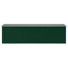 vidaXL Abrigo de jardim 257x580x181 cm metal verde