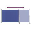 vidaXL Toldo lateral retr&aacute;til para p&aacute;tio 120x300 cm azul